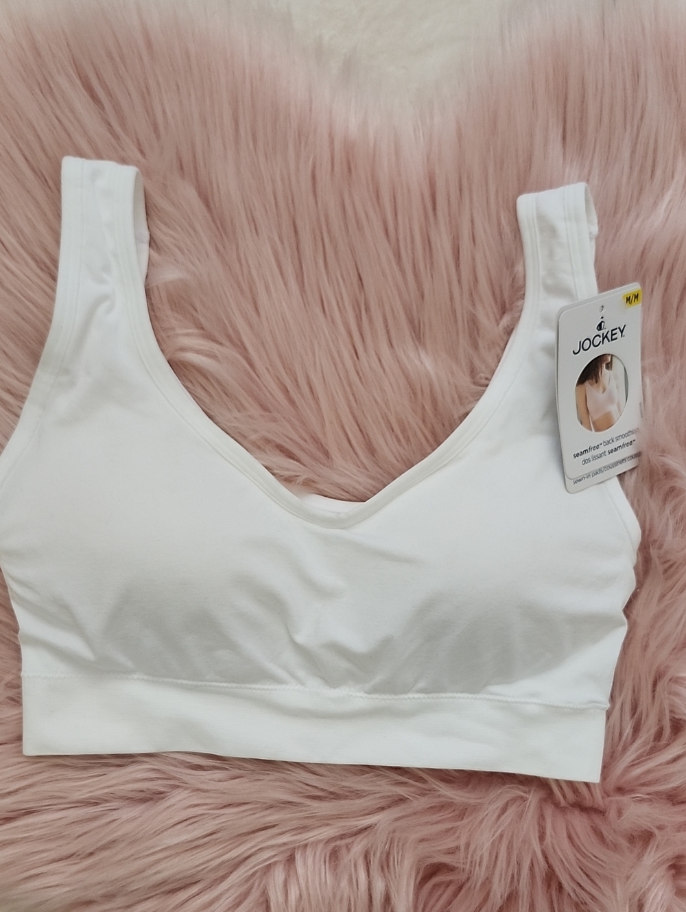 BRAND NEW JOCKEY SEAMFREE BACK SMOOTHING SPORTS BRA-M